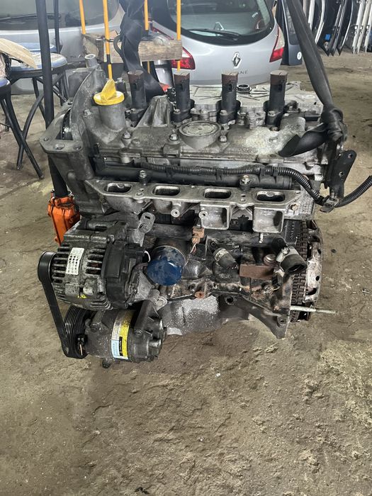 Двигун двигатель мотор k4m 16v 1.6 бензин renault megane scenic 2
