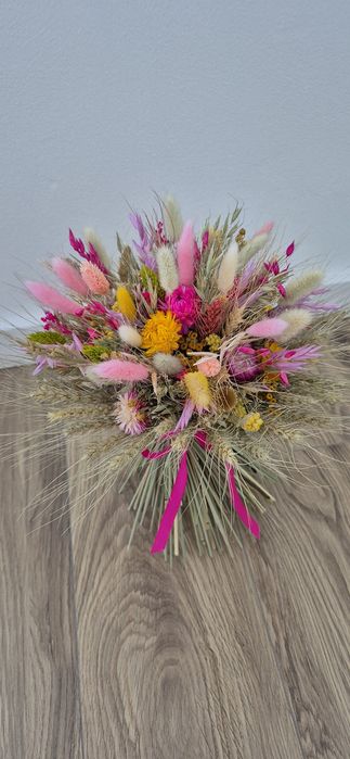 Bukiet susz boho trawy natura prezent dekoracja ozdoba