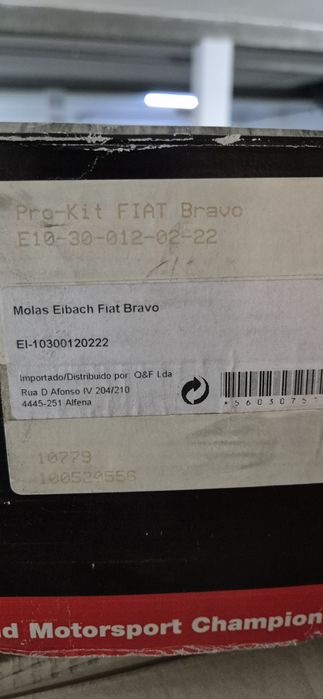 Molas rebaixamento  fiat bravo