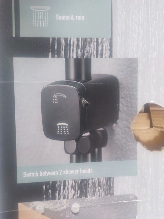 Zestaw prysznicowy LIVARNO Home Shower Riser Kit – nowy