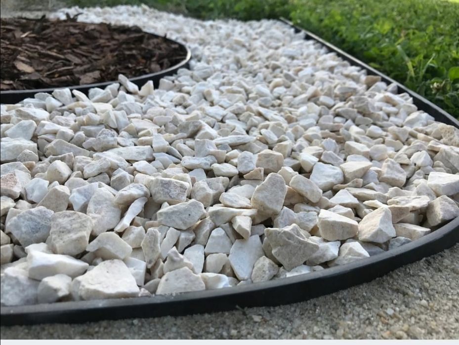 Grys biały biała Marianna kamień naturalny darmowa dostawa +głaz