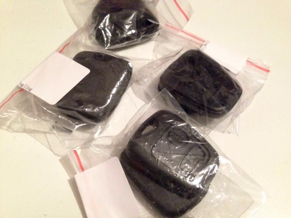 Carcaça / Capa de chave para Citroen Peugeot Toyota