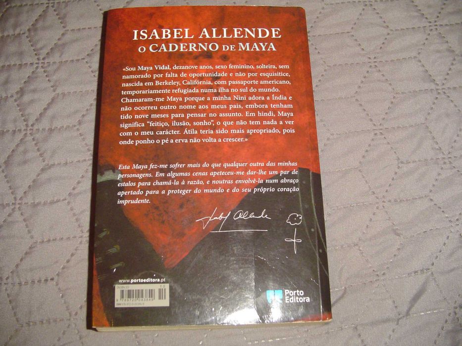 Livro O Caderno de Maya de Isabel Allende
