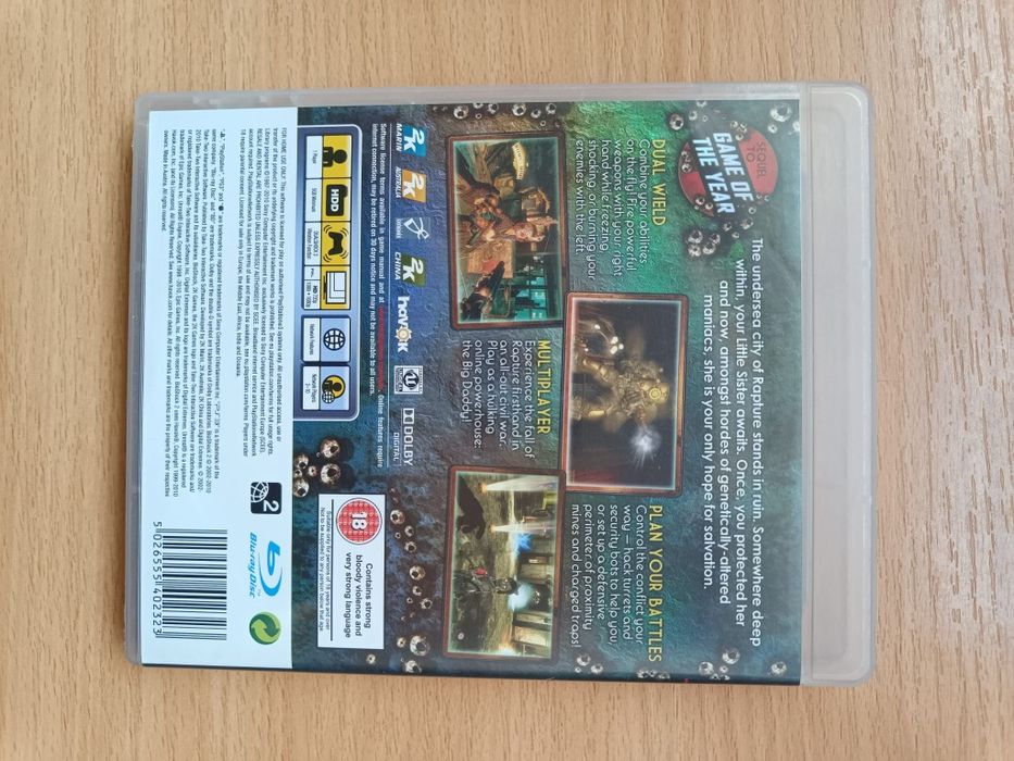 BioShock 2 ps3 PlayStation 3,#, stan bardzo dobry, wysyłka olx