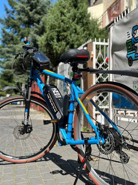 Wynajem elektrycznego roweru / E-bike rent / Аренда электровелосипеда