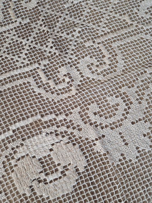 Stary obrus kołkowy antyk