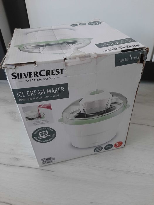 Profesjonalna domowa maszyna do lodów i sorbetów silver crest