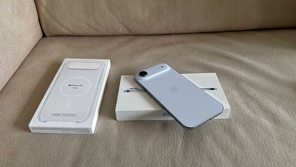 Vendo troco iPhone Air 256Gb Azul C/Fatura e Garantia Apple