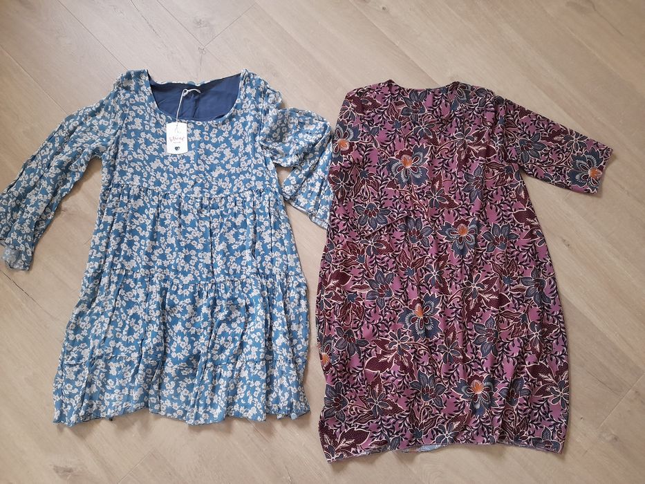 Nowe Sukienki 2 szt. Jedna z metką 2 bez. Wiosenno-letnie.