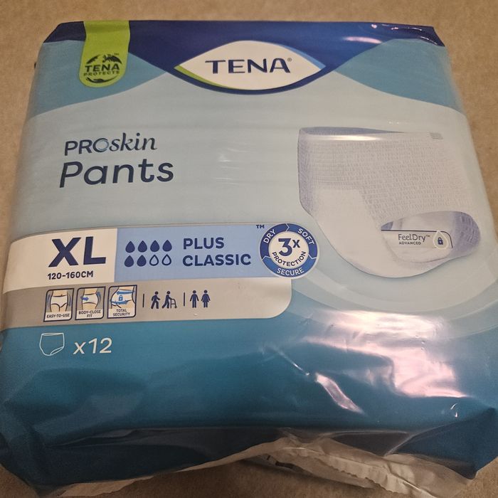 6x12 72szt Tena Pants Plus XL pieluchomajtki pampersy