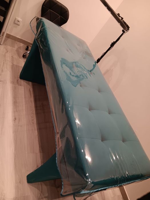 Marquesa de estética, banqueta e cadeira