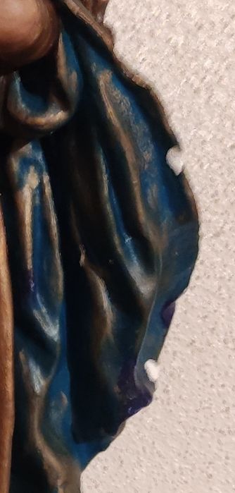 Arte sacra - Imagem de nossa senhora com o menino ao col