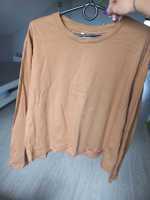 Bluzka gładka brązowa roz xxl xl 42 44