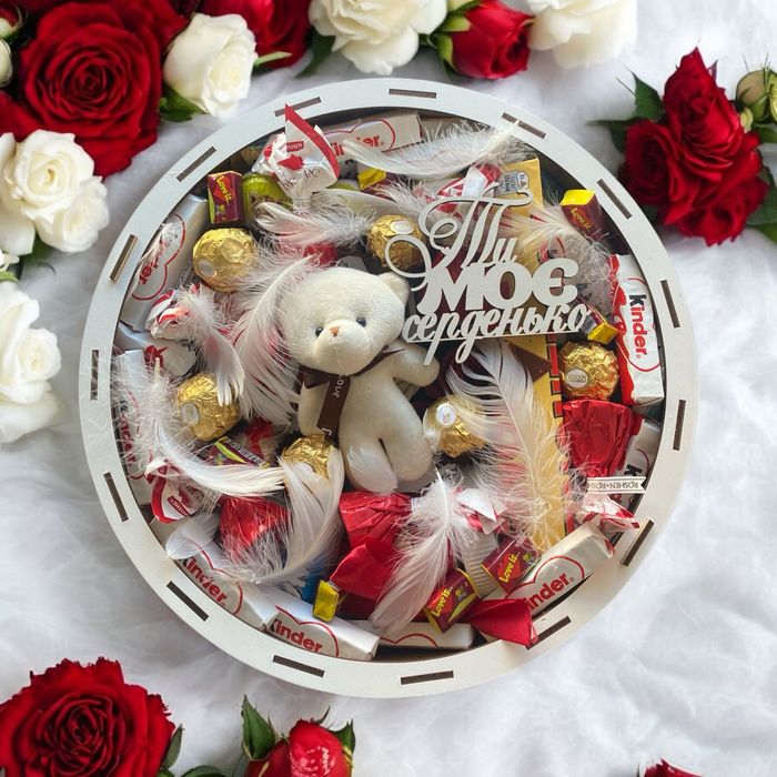 Бокс подарунок на день народження, подарунок дівчині, подрузі, сестрі