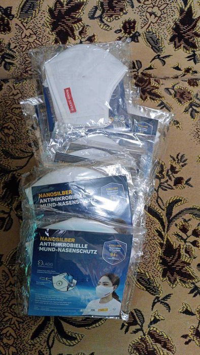 Маска антимикробная Nanosilver antimikrobielle mund-nasenschutz