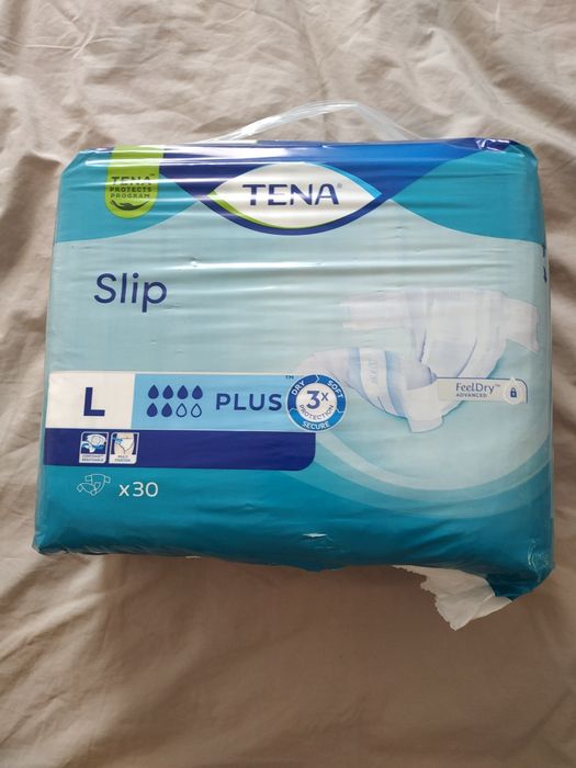 Підгузники Tena slip plus  розмір L 30шт