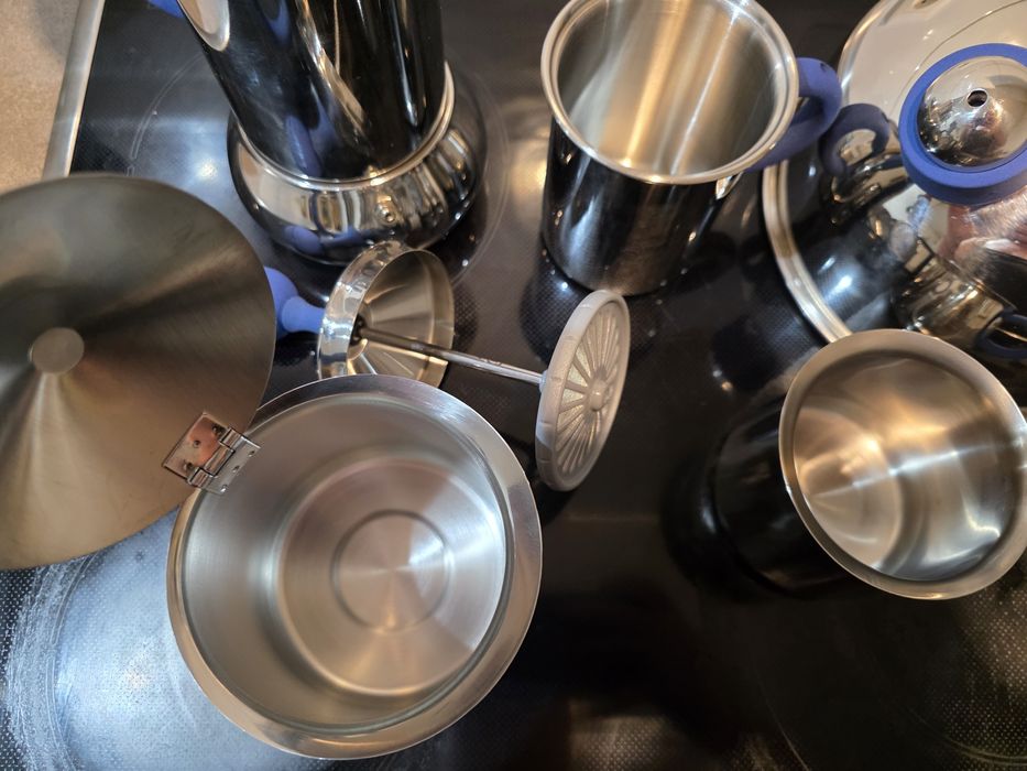Zestaw kawowy Frabosk 18/10 – Design Vintage (Włochy)