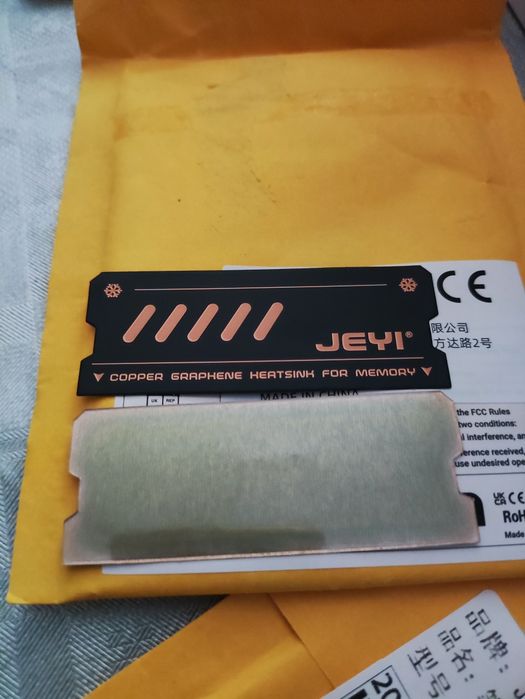 Radiator miedź z grafen na ram