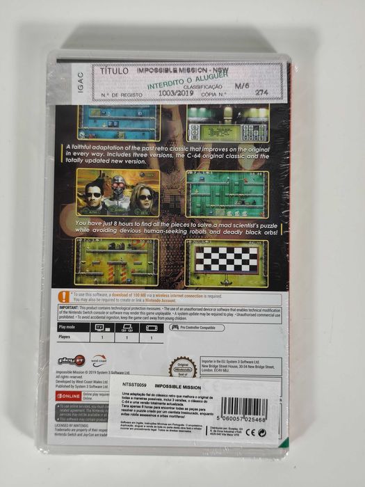 Impossible Mission - Selado - Nintendo Switch