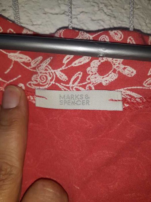 Bluzka Marks&Spencer 42 koralowa V