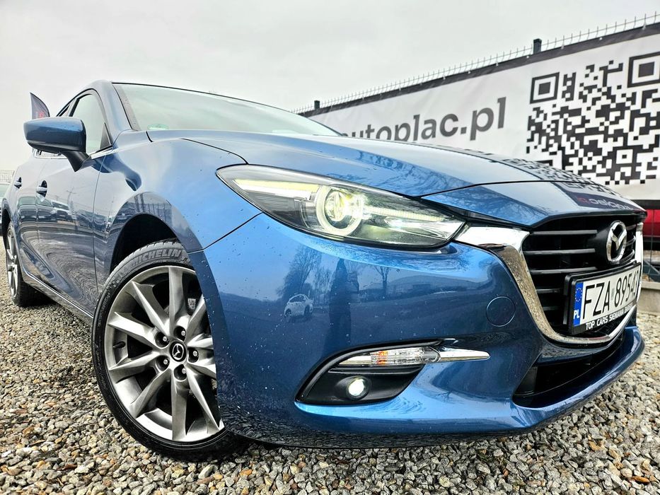 Mazda 3 2.0 Skyactive 120KM Signature Led Head Up Kamera Nawigacja Serwis Zare