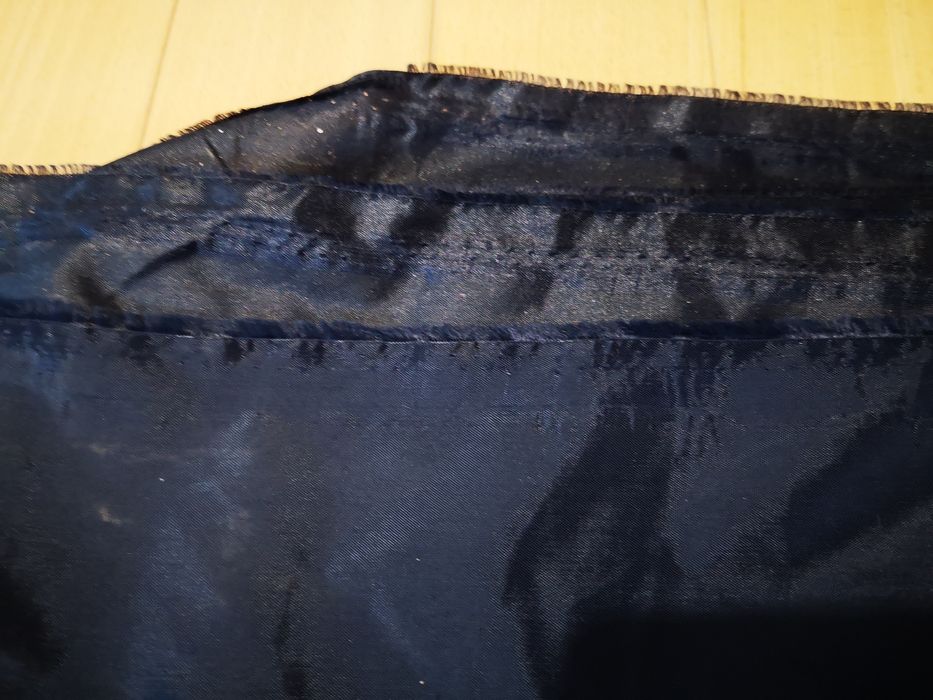 Тканина нейлонова цупка синя для пошиву курток 750х150см