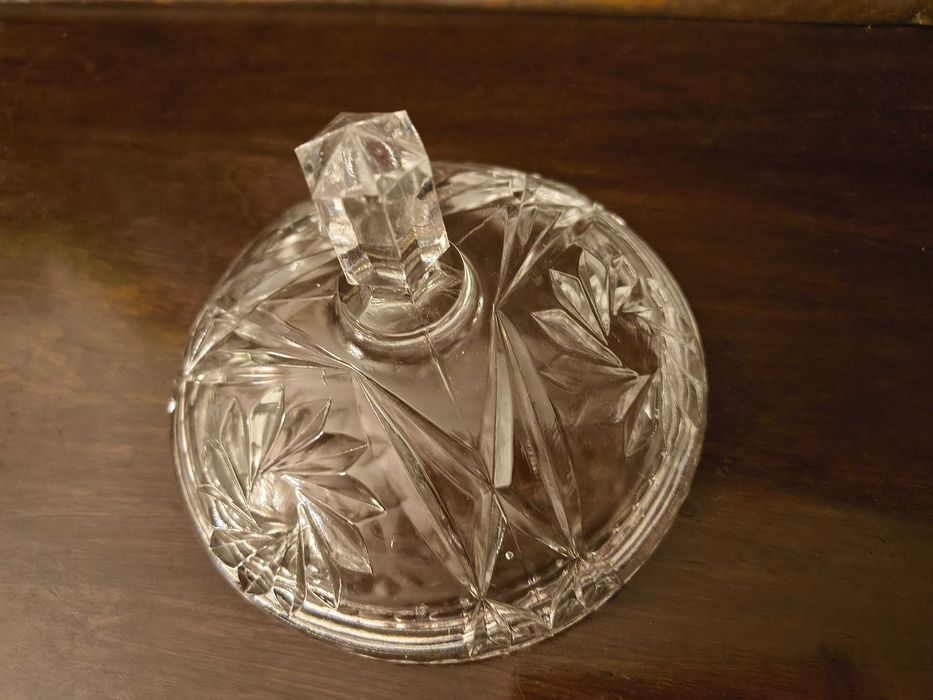 Bomboniera, misa kryształowa PRL