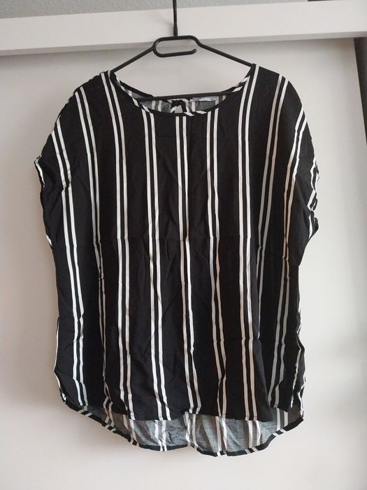 Elegancka bluzka koszulowa w paski