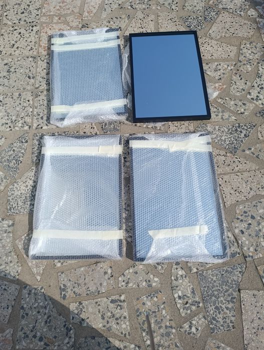 4 Espelhos moldura preta