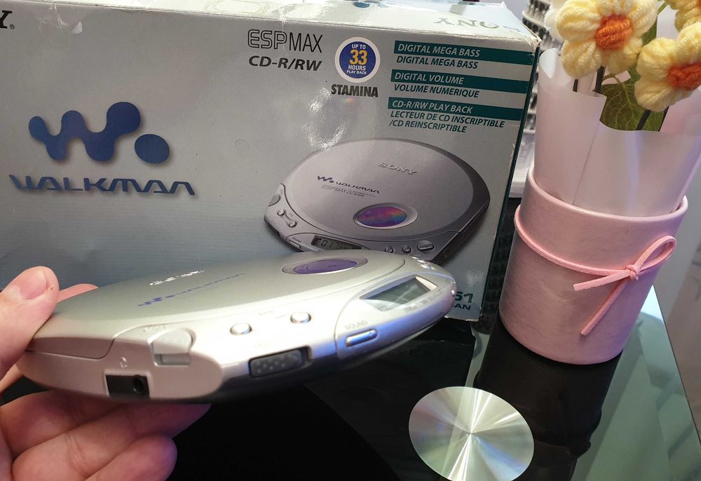 Sony CD Walkman D-E351 (ESP MAX) – оригінал, повний комплект\Стан+++