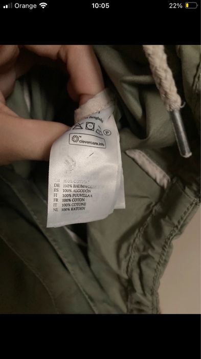 Zielona parka Monki