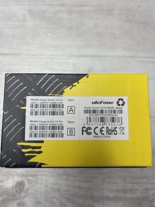 Мобільний телефон Ulefone Power Armor 14 Pro Max 8/128GB Black