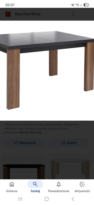 Stół rozkladany Venom