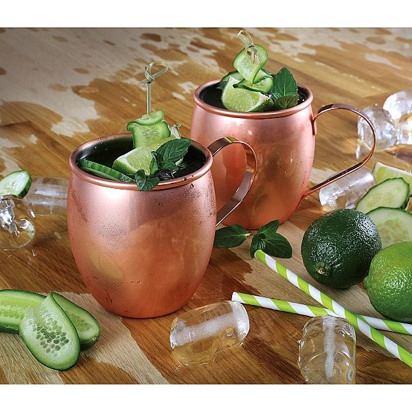 Kubek Cilio Moscow Mule do Moscow Mule, stal nierdzewna/miedź, 0,5 l,
