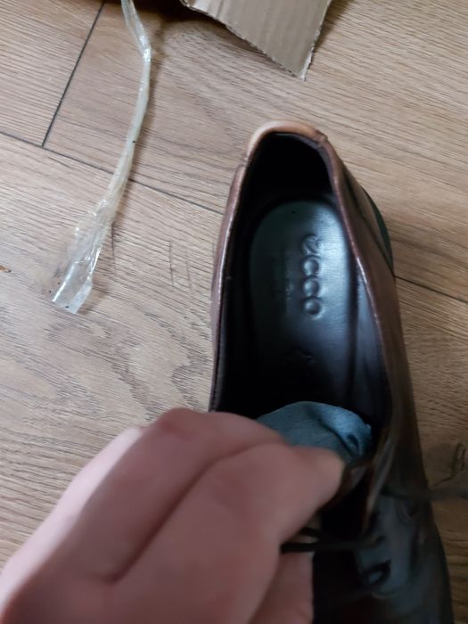 Prawie nowe buty męskie skórzane ecco