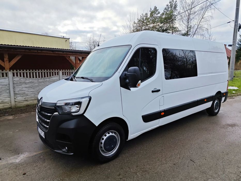 Renault MASTER DOCA 7os 105tyś km L3H2 VAT 23% LEASING PO SERWISIE KAMERA NAVI  105tyśkm,135KM DOCA 7os,Klima,Po Serwisie, L3H2 ORYGINAŁ KAMERA