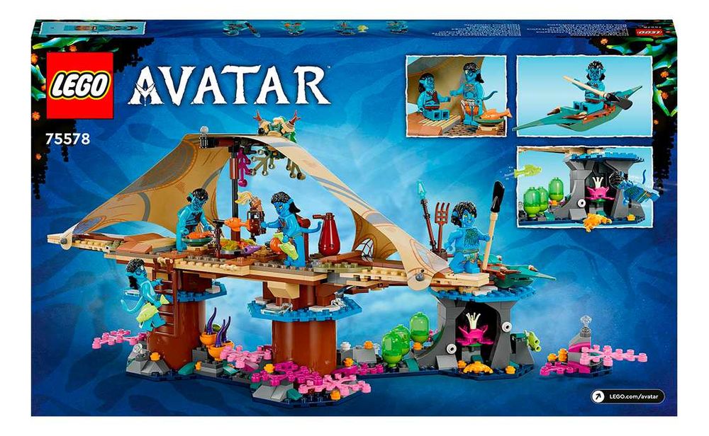 Lego Avatar 75578 Дом Меткайина на рифе. В наличии