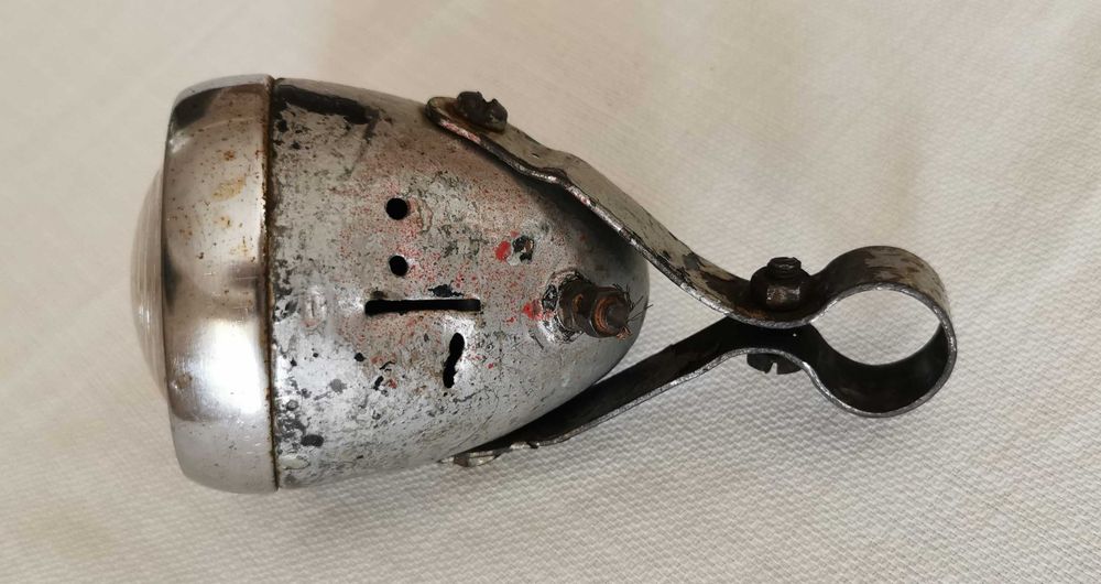 Stara Przednia Lampka Rowerowa Made in Poland