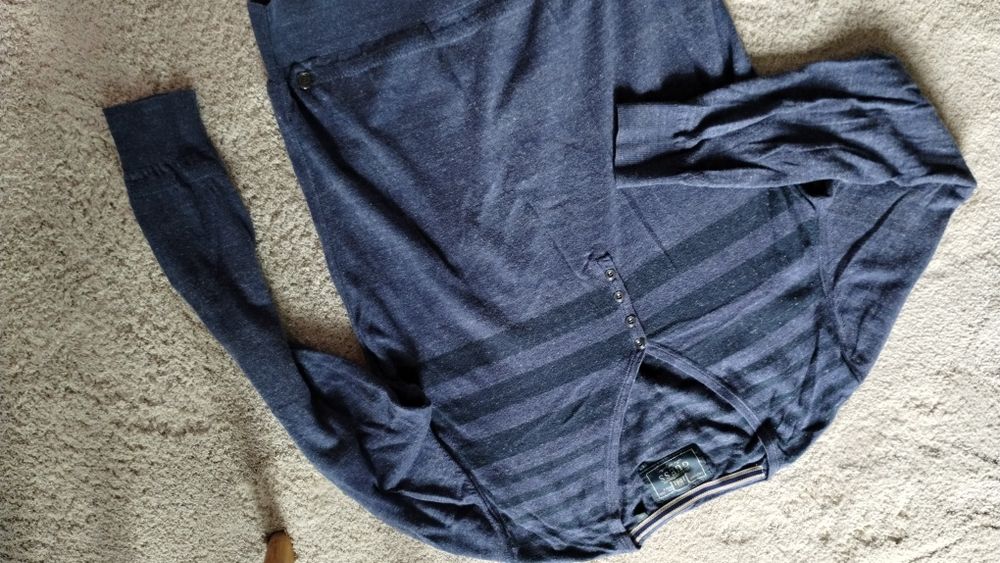 Bluzka Guess męska koszulka L granat bawełna