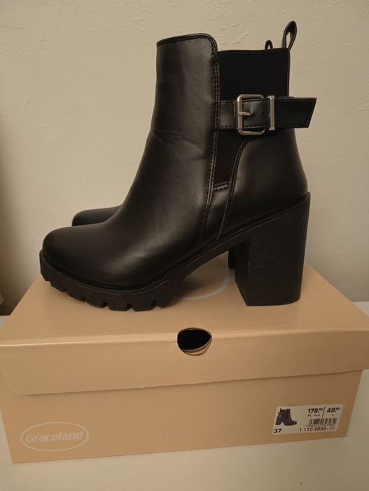 Botki damskie Graceland 37 nowe, raz założone