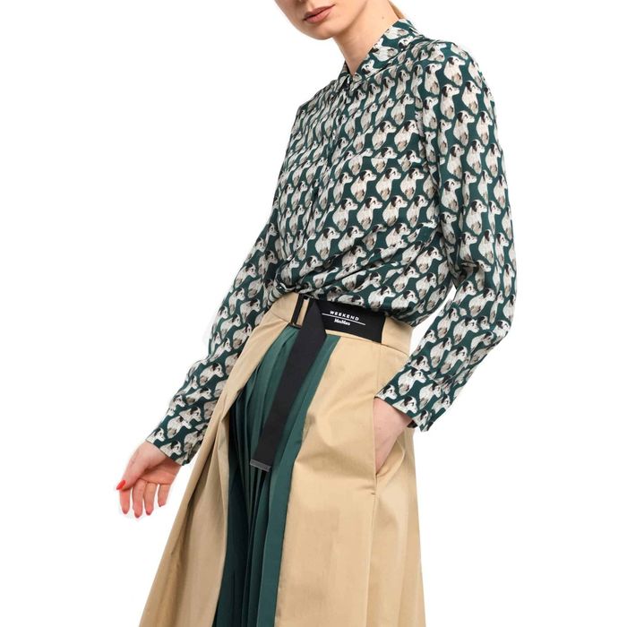 Max Mara Weekend блузка шовк silk шелк сорочка