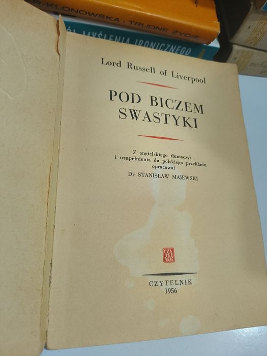 Lord Russell of Liverpool Pod biczem swastyki