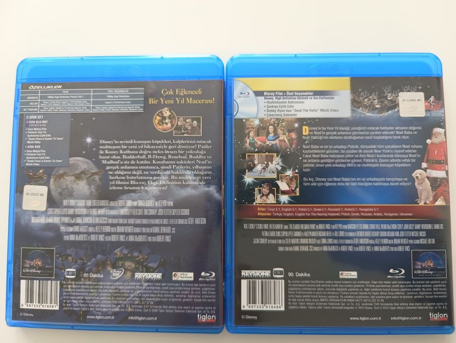 Disney, Świąteczne Psiaki, Przyjaciel Św.Mikołaja,Blu-ray,polska wersj