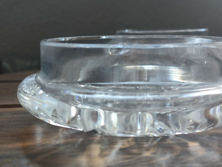 Kryształowa szkatułka ,PRL .