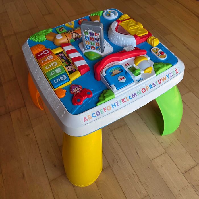 Stolik edukacyjny Fisher-Price stan doskonały