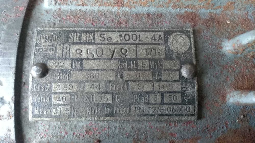 Silnik elektryczny 2,2Kw 1415obr/min stan idealny 380V