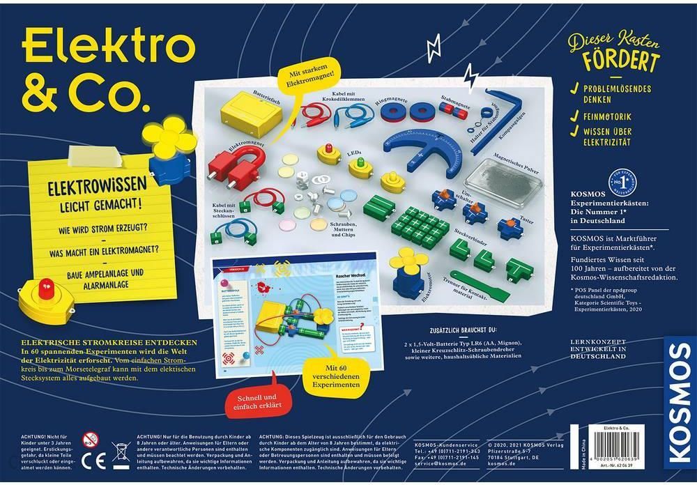 Kosmos Elektro & Co. Eksperymenty doświadczenia elektronika magnes