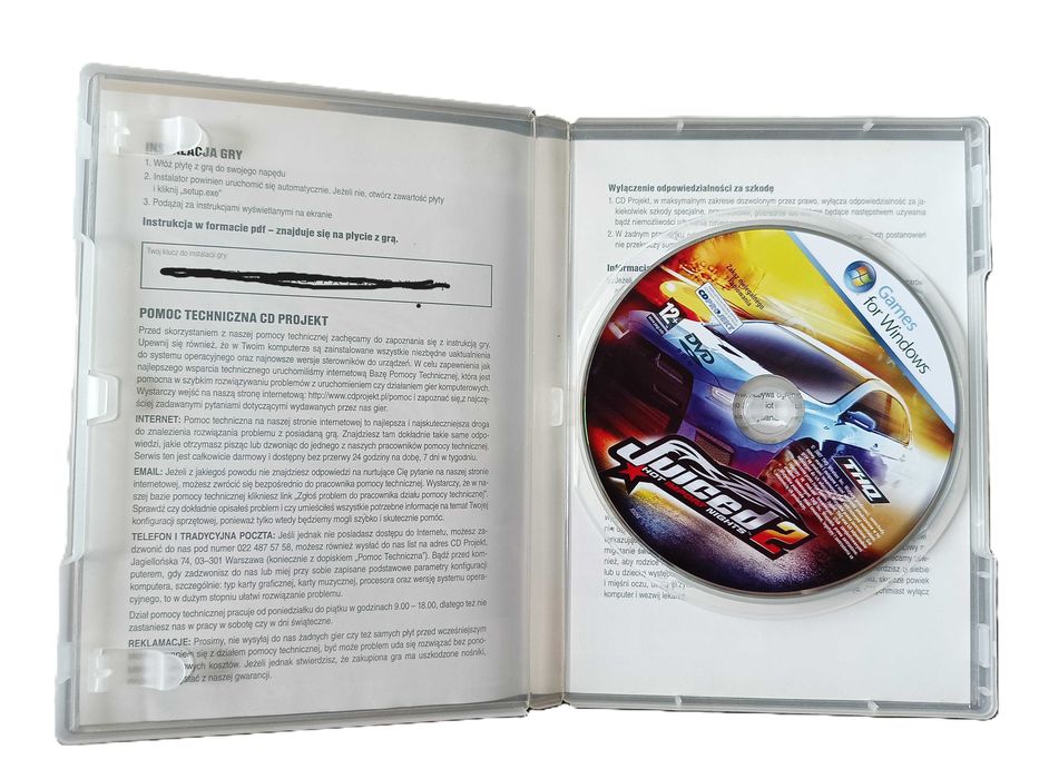 Zestaw gier PC Juiced 2/FlatOut 2 wyścigi gry na komputer PC