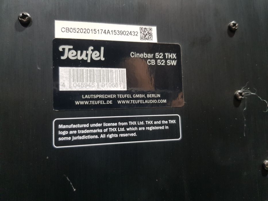 Активний сабвуфер TEUFEL CB 52 SW, 250 Вт, D клас! б/у з Німеччини