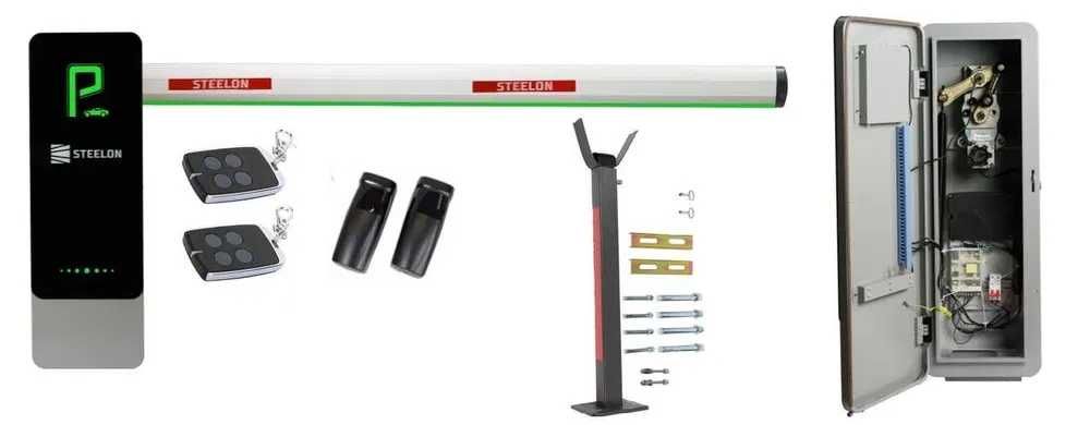 Szlaban Hato BC5035 z ramieniem LED 5m